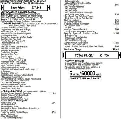 2018 Jeep Wrangler Unlimited Sahara