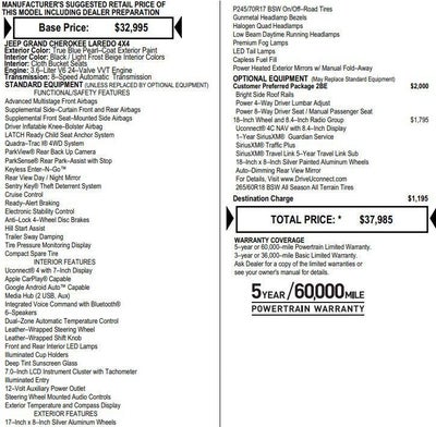 2018 Jeep Grand Cherokee Laredo E 4x4