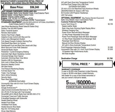 2022 Jeep Grand Cherokee Overland