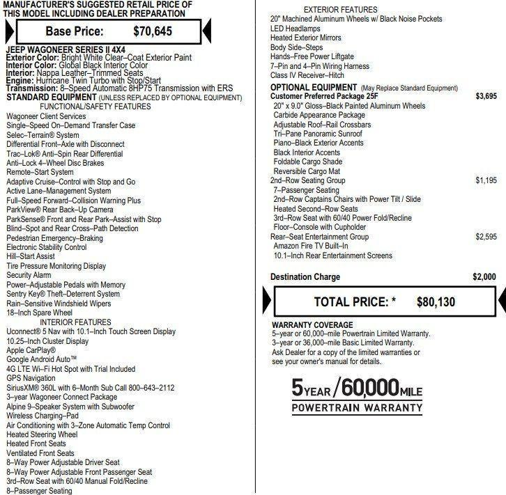 2024 Jeep Wagoneer Series II Carbide
