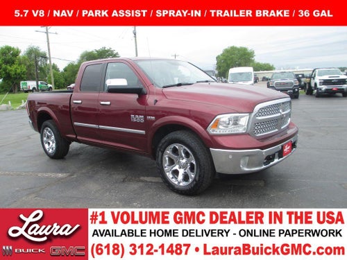 2017 RAM 1500 Laramie Quad Cab 4x4 6'4" Box