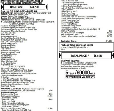 2021 RAM 1500 Big Horn Quad Cab 4x4 6'4" Box