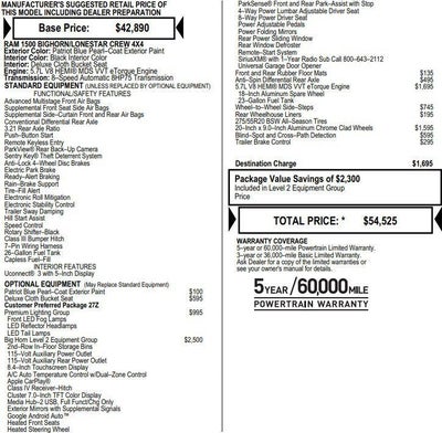 2020 RAM 1500 Big Horn