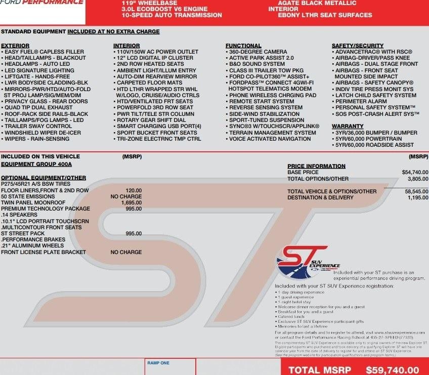 2020 Ford Explorer ST