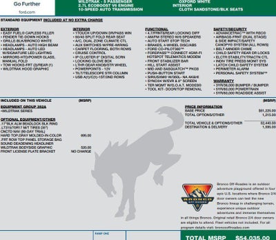 2022 Ford Bronco Base