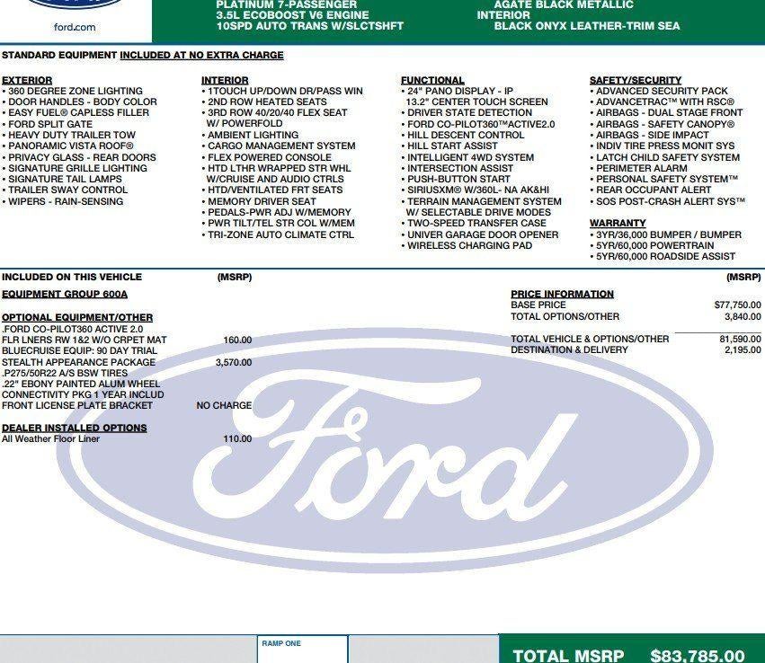 2025 Ford Expedition Max Platinum