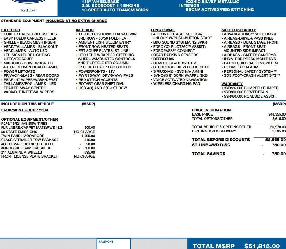 2023 Ford Explorer ST-Line