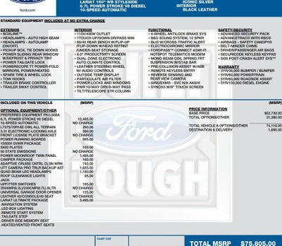 2021 Ford Super Duty F-250 SRW Lariat