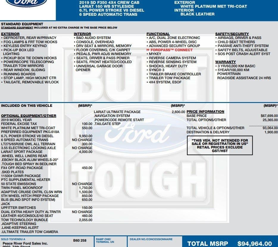2019 Ford F-350 LARIAT