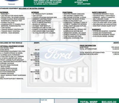 2023 Ford Super Duty F-350 DRW King Ranch