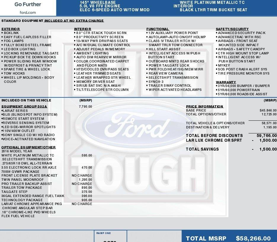 2016 Ford F-150 XLT