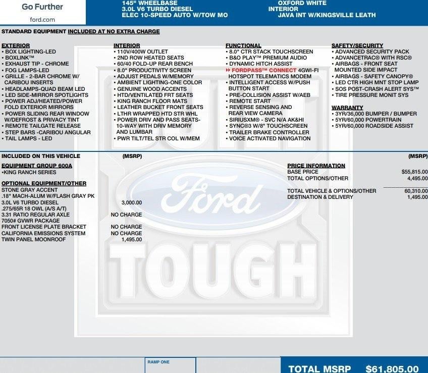 2019 Ford F-150 King Ranch