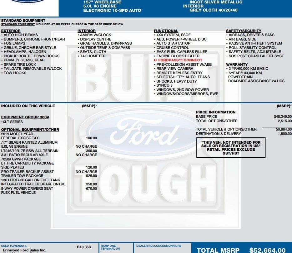 2019 Ford F-150 XLT
