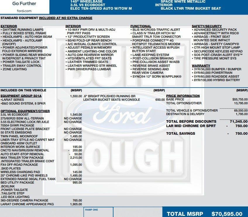 2022 Ford F-150 LARIAT