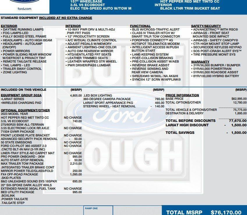 2023 Ford F-150 LARIAT