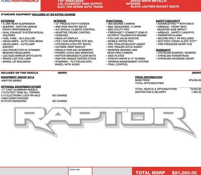 2025 Ford F-150 Raptor