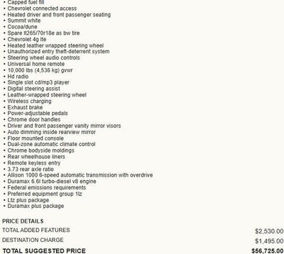 2019 Chevrolet Silverado 2500 HD LTZ