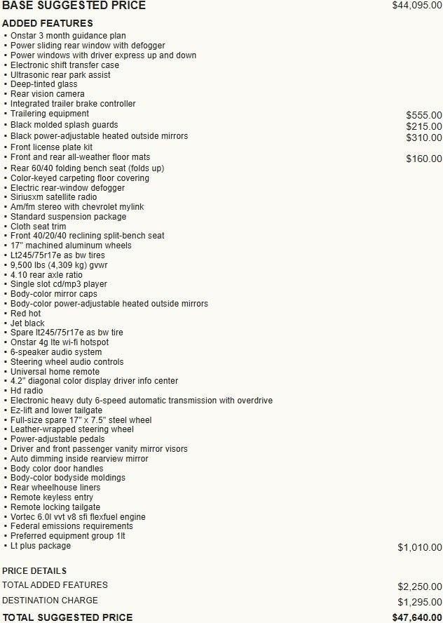 2017 Chevrolet Silverado 2500 HD LT