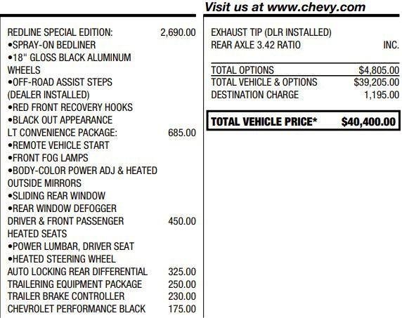 2021 Chevrolet Colorado 4WD LT Redline Special Edition