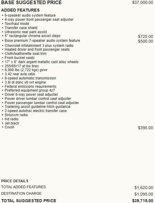 2019 Chevrolet Colorado 4WD Z71