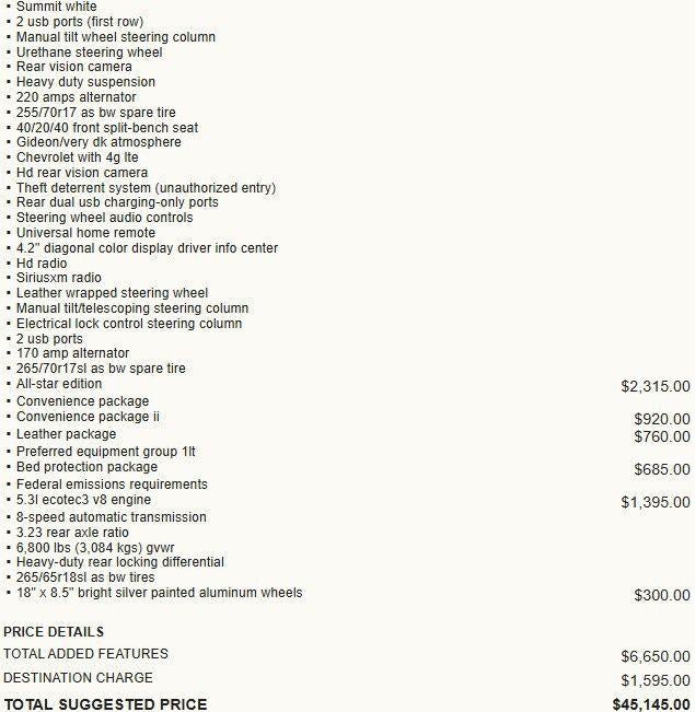 2019 Chevrolet Silverado 1500 LT