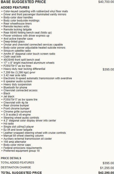 2018 Chevrolet Silverado 1500 LT