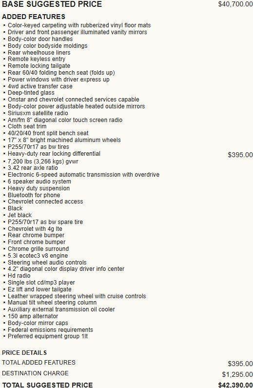 2018 Chevrolet Silverado 1500 LT