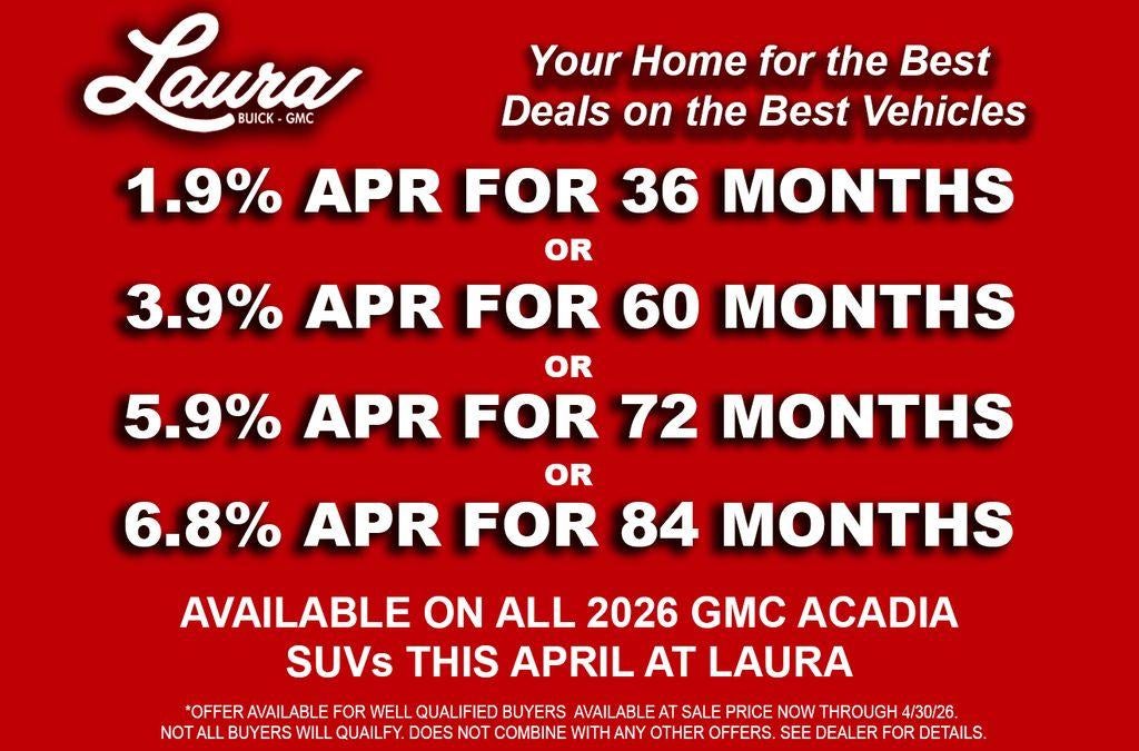 2026 GMC Acadia Elevation