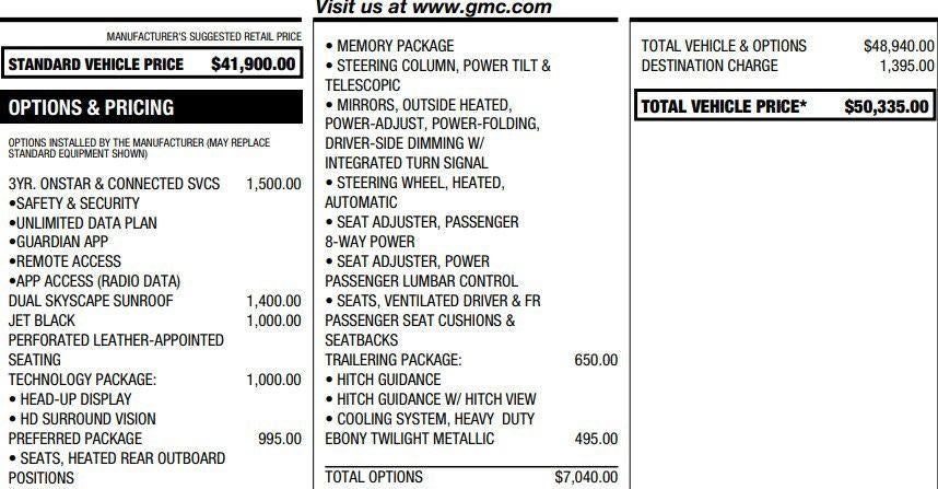 2023 GMC Acadia AT4