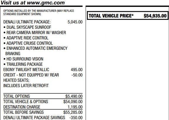 2022 GMC Acadia Denali
