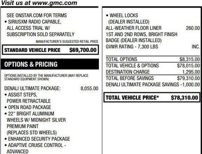 2020 GMC Yukon Denali