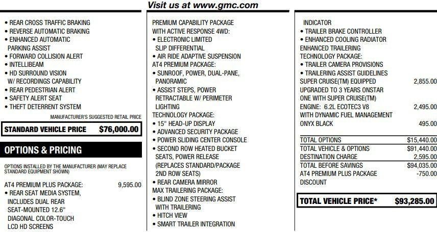 2026 GMC Yukon AT4