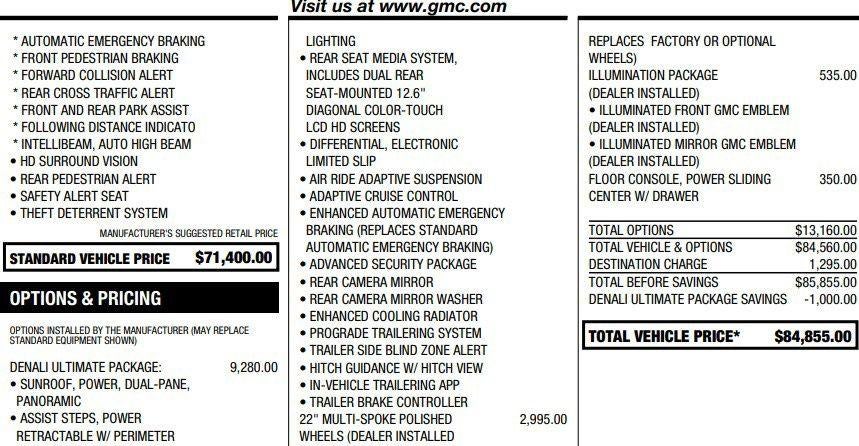 2021 GMC Yukon Denali