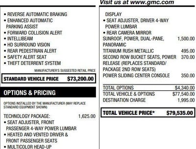 2025 GMC Yukon XL Elevation