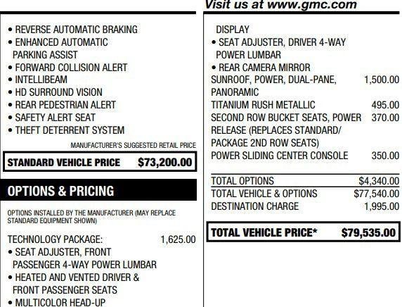 2025 GMC Yukon XL Elevation