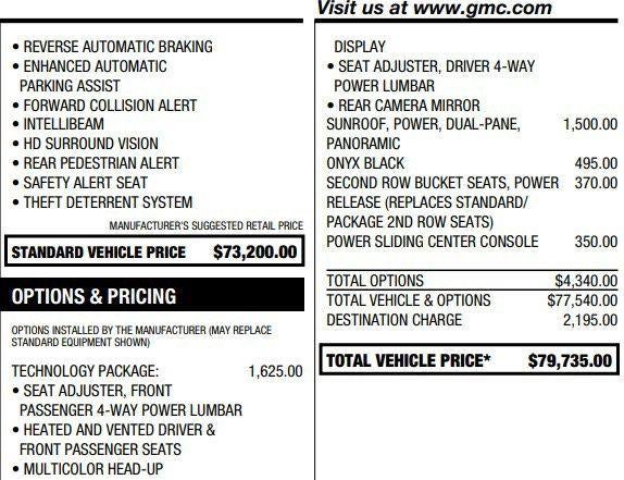 2025 GMC Yukon XL Elevation