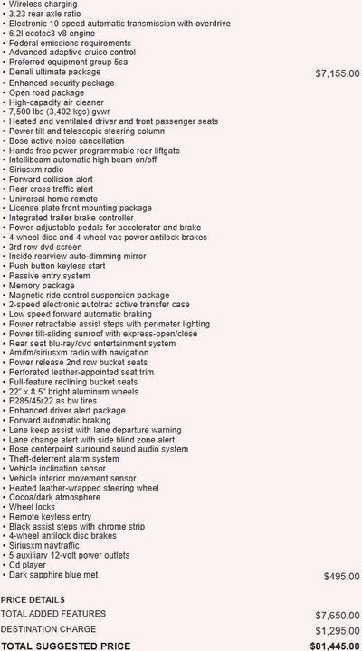 2019 GMC Yukon XL Denali