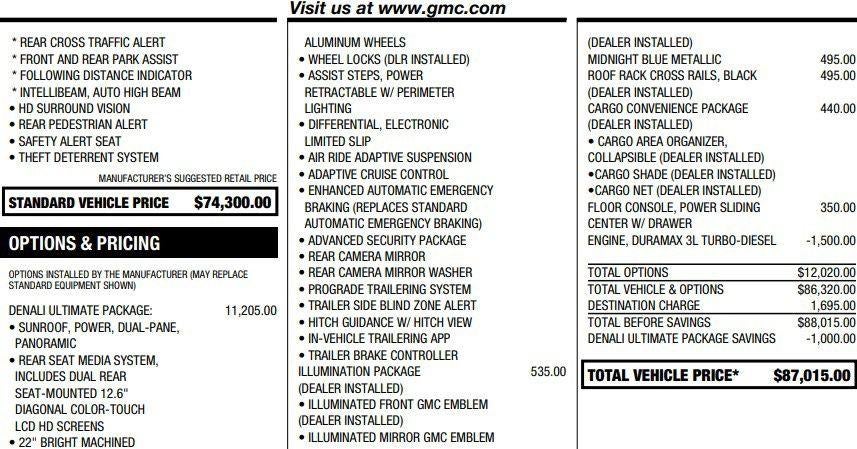 2021 GMC Yukon XL Denali