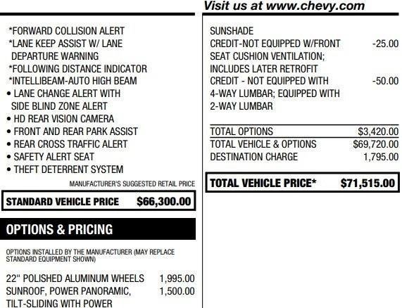 2023 Chevrolet Tahoe Premier