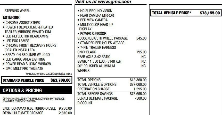 2020 GMC Sierra 2500 HD Denali