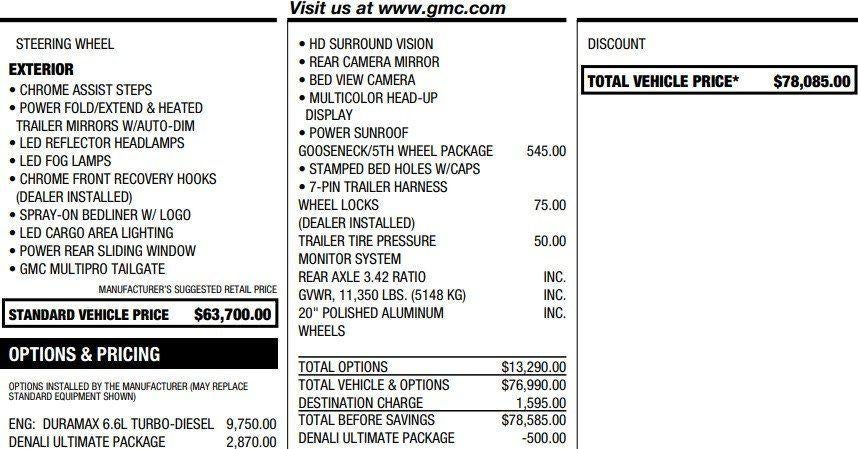 2020 GMC Sierra 2500 HD Denali