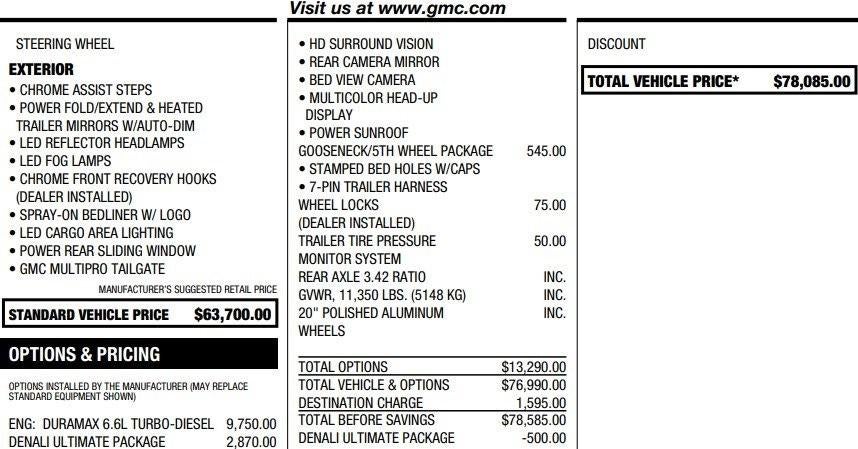 2020 GMC Sierra 2500 HD Denali