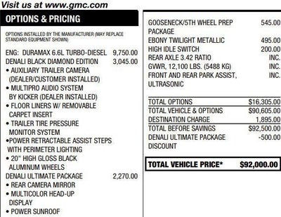 2023 GMC Sierra 3500 HD Denali