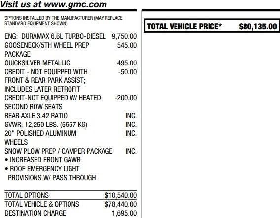 2022 GMC Sierra 3500 HD Denali