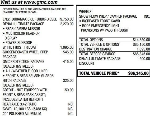 2022 GMC Sierra 3500 HD Denali