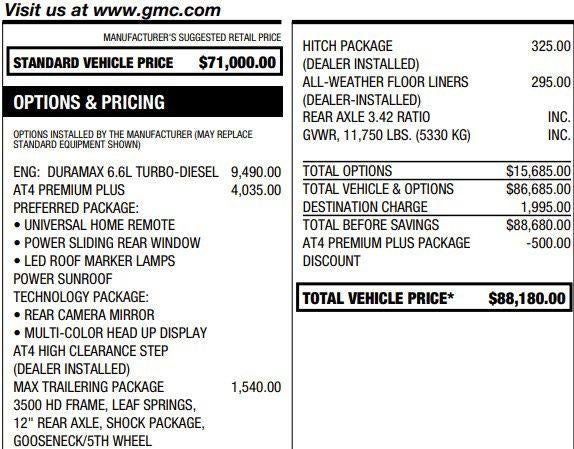 2025 GMC Sierra 2500 HD AT4