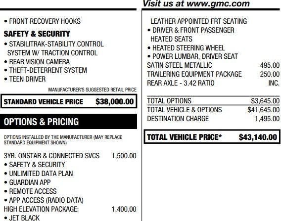 2022 GMC Canyon Elevation