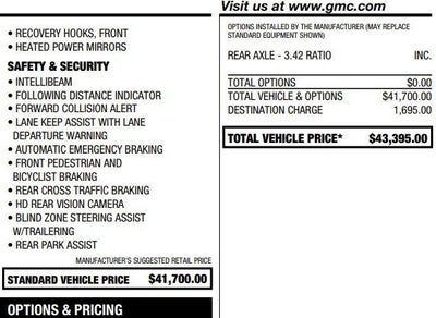 2025 GMC Canyon Elevation