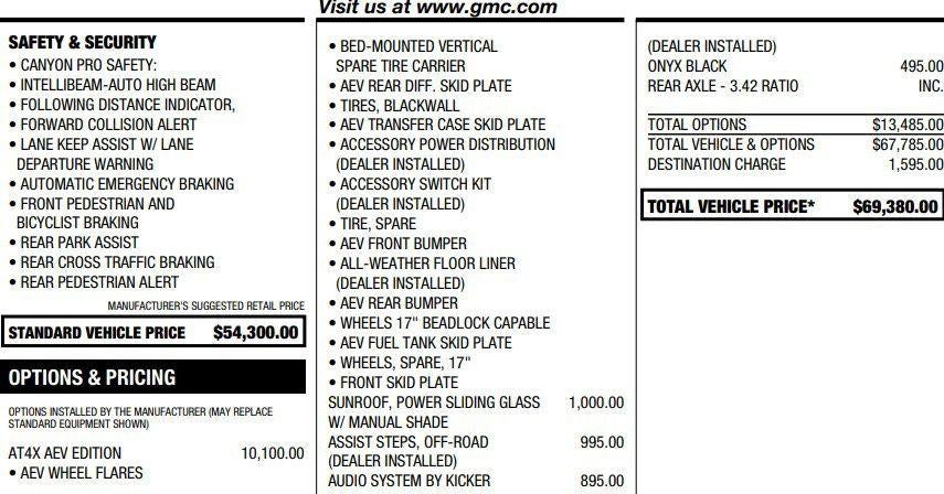 2024 GMC Canyon AT4X
