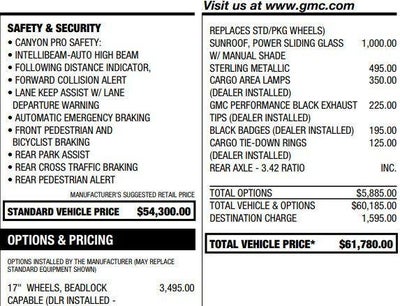2024 GMC Canyon AT4X